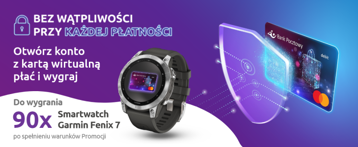 Konkurs "Wygraj Garmina z Bankiem Pocztowym"