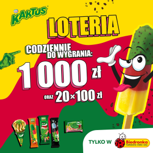 Loteria "Kaktus" Biedronka