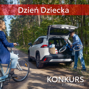 Konkurs "Napisz jedno zdanie i wygraj jedną z trzech nagród od olsztyńskiego dealera Toyoty" do godz. 20:00