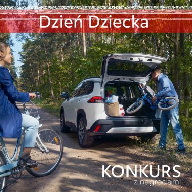 Konkurs "Napisz jedno zdanie i wygraj jedną z trzech nagród od olsztyńskiego dealera Toyoty" do godz. 20:00