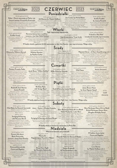 Wrocław: Wygraj bilety na koncerty w Vertigo