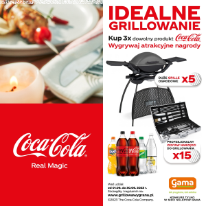 Konkurs "Grillowana wygrana z Coca-Cola sklepy GAMA"
