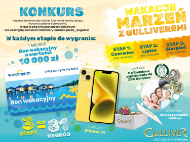 Konkurs "Wakacje marzeń z Gulliverem"
