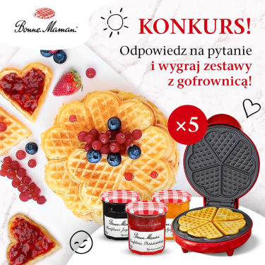 Konkurs "Wygraj zestawy z gofrownicą"