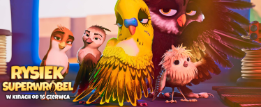Konkurs "Rysiek Superwróbel! Wygraj dwuosobowe zaproszenie do kina"