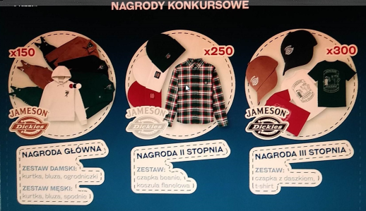 Konkurs "Jameson x Dickies- wygraj zestawy odzieży" 18+