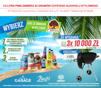 Konkurs "Wybierz lato ze smakiem" Carlsberg, 18+
