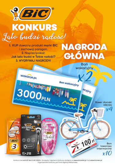 Konkurs "Lato budzi radość" Intermarche