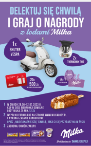 Konkurs "Delektuj się chwilą i graj o nagrody z Milką"