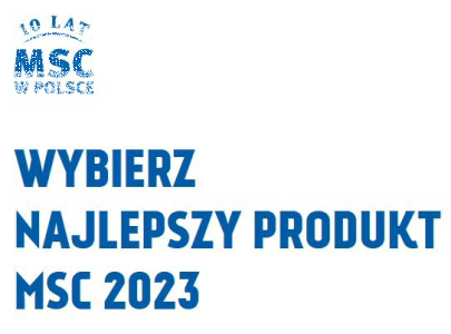 Konkurs "Wybierz najlepszy produkt MSC 2023"