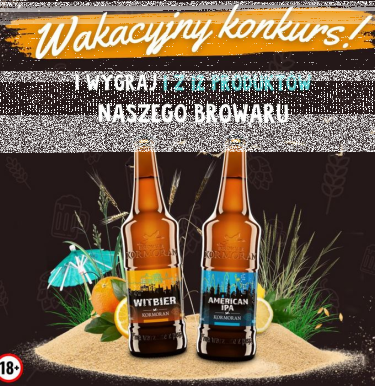 Konkurs "Wakacje z Browarem Kormoran" 18+