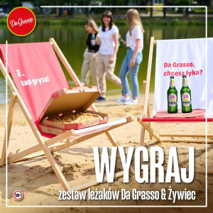 Wygraj zestaw leżaków Da Grasso&Żywiec