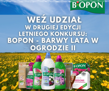 Konkurs "Bopon - barwy lata w ogrodzie II"