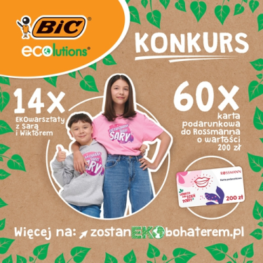 Konkurs "Zostań EKObohaterem z BIC"