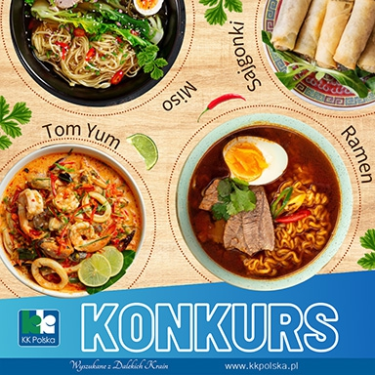 Konkurs "Ulubione Danie z AZJI" do godz. 18:00