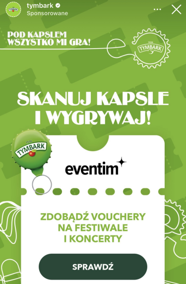 Loteria "Pod kapslem wszystko mi gra"