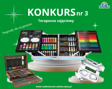 Nysa: Konkurs "Wybierz zawód odpowiedni dla Ciebie - Terapeuta zajęciowy"