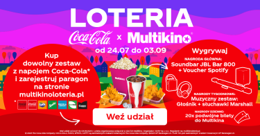 Loteria "Coca-Cola x Multikino Lato w mieście"