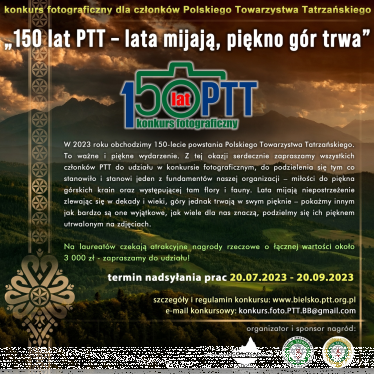 Konkurs "150 lat PTT – lata mijają, piękno gór trwa"