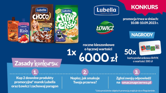 Konkrus "Smaczny powrót do szkoły" Stokrotka