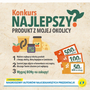 Konkurs "Najlepszy produkt z mojej najbliższej okolicy" Lewiatan