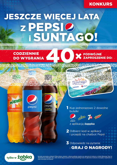 Konkurs "Jeszcze więcej lata z Pepsi i Suntago"
