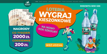 Loteria "Rodowita Wygraj kieszonkowe na Nowy Rok Szkolny"