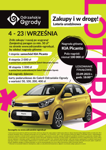 Loteria "Odrzańskie Ogrody" Kędzierzyn-Koźle