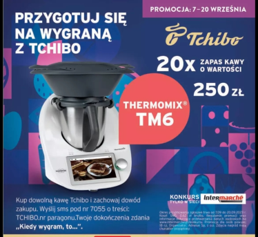 Konkurs "Przygotuj się na wygraną z Tchibo" Intermarche