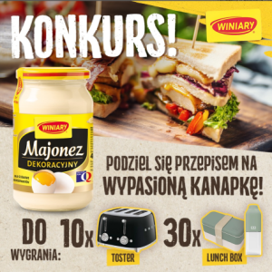 Konkurs "Podziel się przepisem na wypasioną kanapkę"