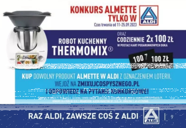 Konkurs "Zmixuj coś pysznego" Aldi