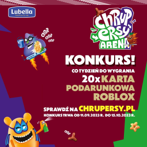 Konkurs "Wejdź do gry Chrupersy Arena na Roblox"