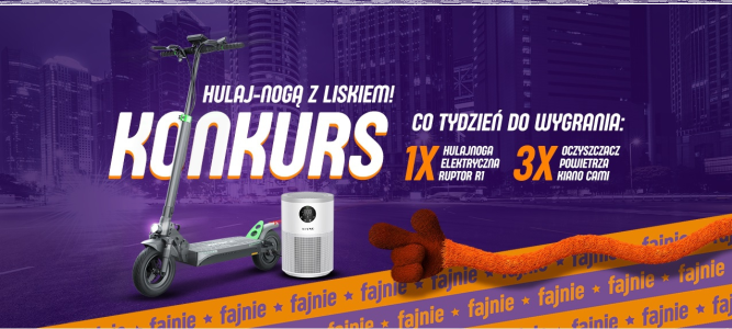 Konkurs "HULAJnogą z Liskiem"