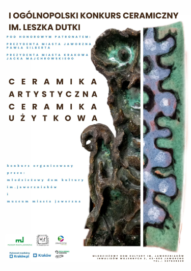 I Ogólnopolski konkurs ceramiczny im. Leszka Dutki