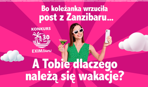 Konkurs "Dlaczego należą Ci się wakacje?"