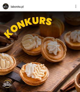 Konkurs "Jesień to czas słodkich przyjemności"