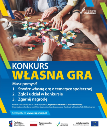Konkursu "Marszałka Województwa - WŁASNA GRA"