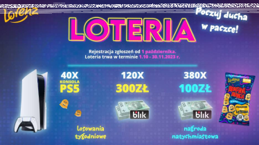 Loteria "Monster Munch Poczuj ducha w paczce"