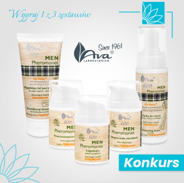 Wygraj 1 z 3 zestawów produktów serii ECO MEN Pheromones