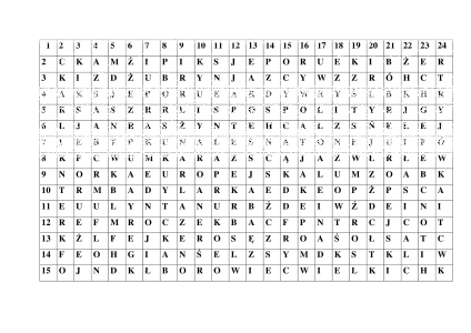 Konkurs "Odszukaj nazwy leśnych ssaków"