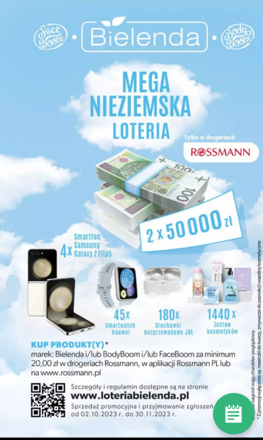 Loteria "Mega Nieziemska" Rossmann