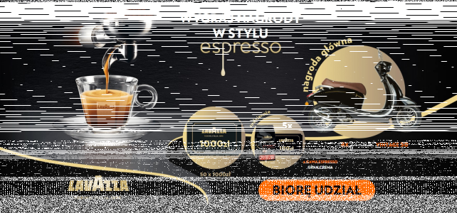 Loteria "Lavazza | Wygraj nagrody w stylu espresso"