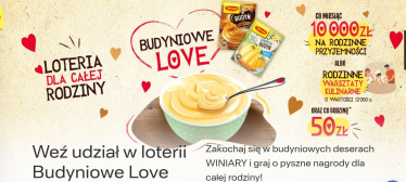 Loteria "Budyniowe love" Winiary