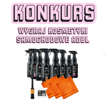 Wygraj zestaw kosmetyków samochodowych