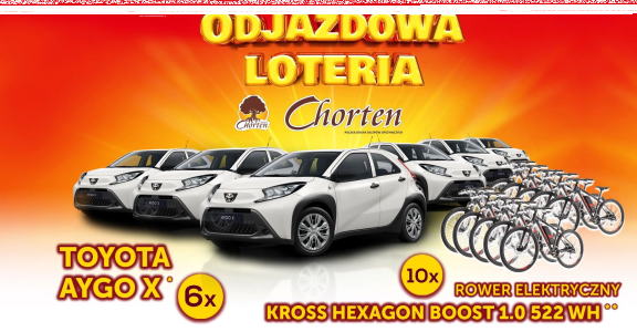 Odjazdowa loteria sklepów Chorten