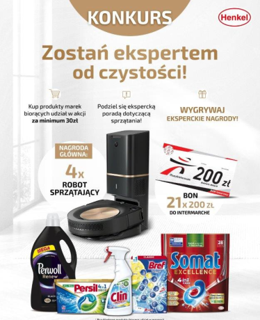 Konkurs "Zostań ekspertem od czystości" Intermarche