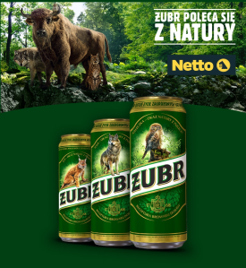 Konkurs "Żubr poleca się z natury" Netto, 18+