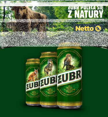 Konkurs "Żubr poleca się z natury" Netto, 18+