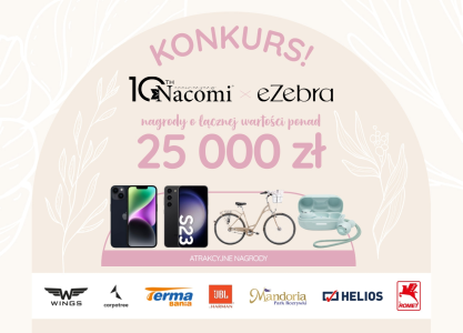 Konkurs "10 lat Nacomi x eZebra.pl"