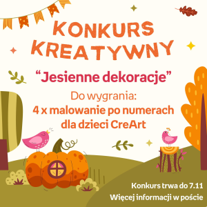 Konkurs kreatywny "Jesienne dekoracje"